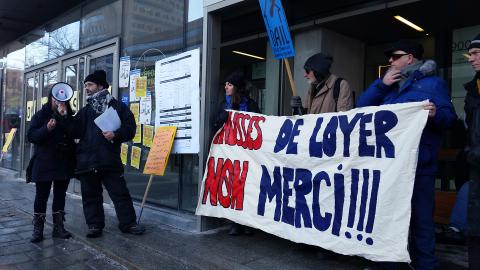 Action du BAIL devant la Régie du logement le 2 février.